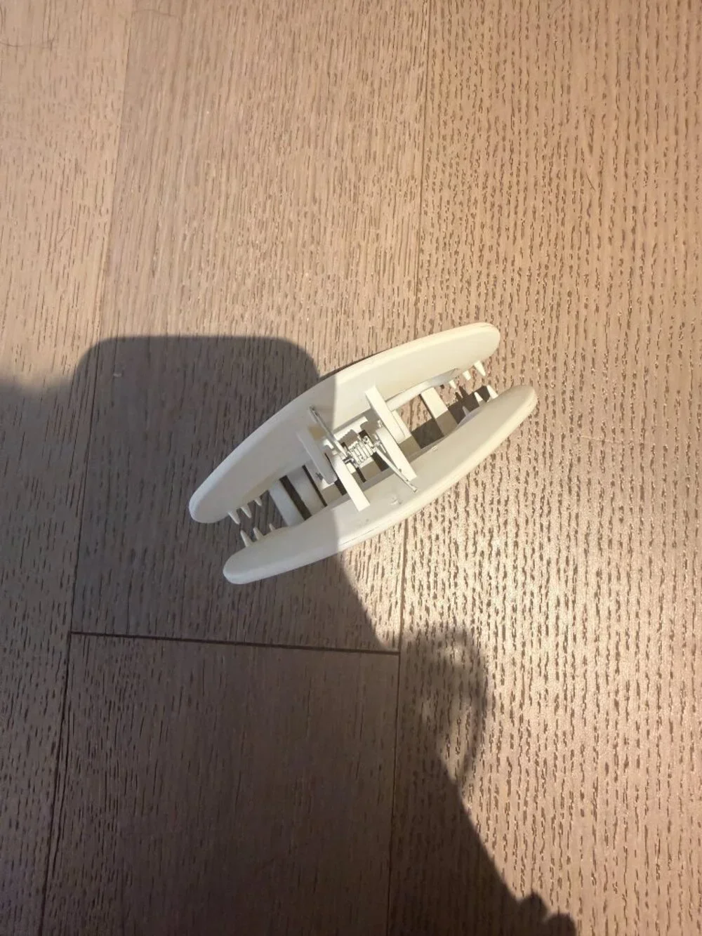 Off White Hair Clip